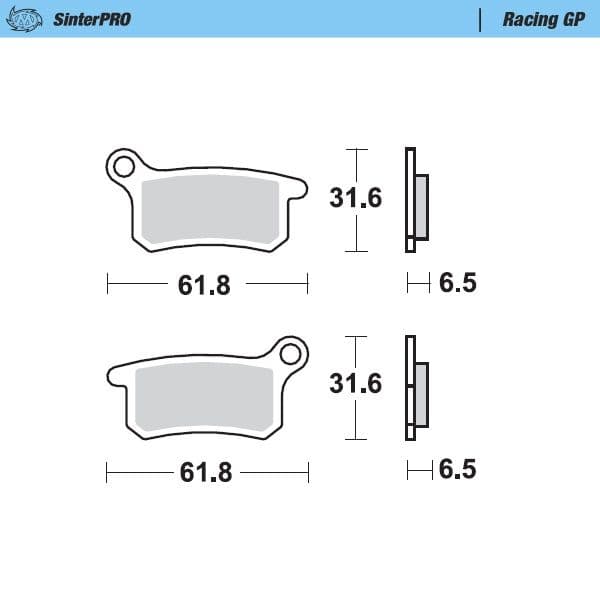 Moto-Master Brakepads KTM 65 '02-22
