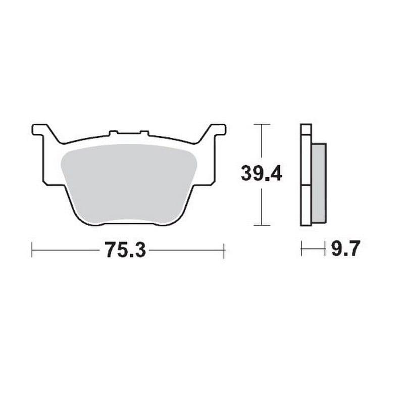 Moto-Master Brakepads Honda: TRX 450R