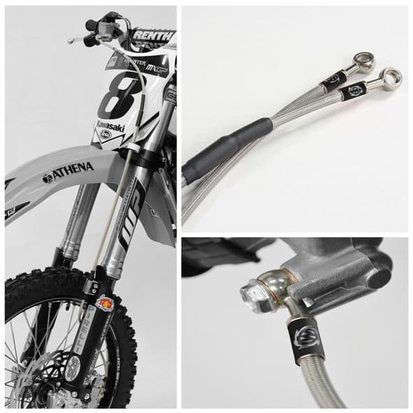 MMT Voor Brakeline Kawasaki KX250F 21-..KX450F 19-..