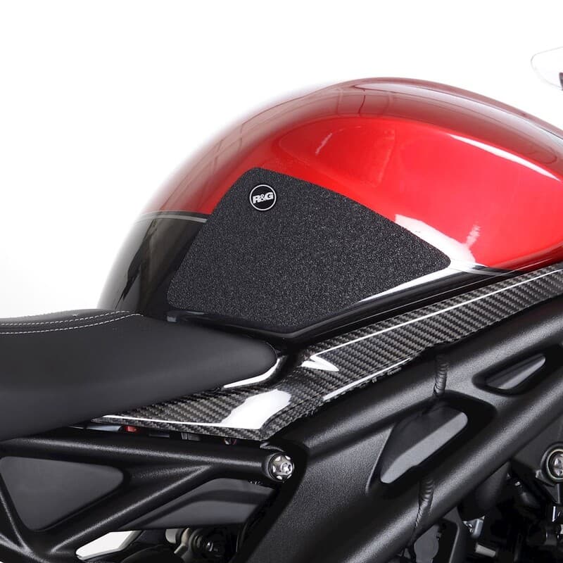 R&G Racing Tank Traction Pads Set 2 Pieces - Black Triumph Speed Triple 1200rr