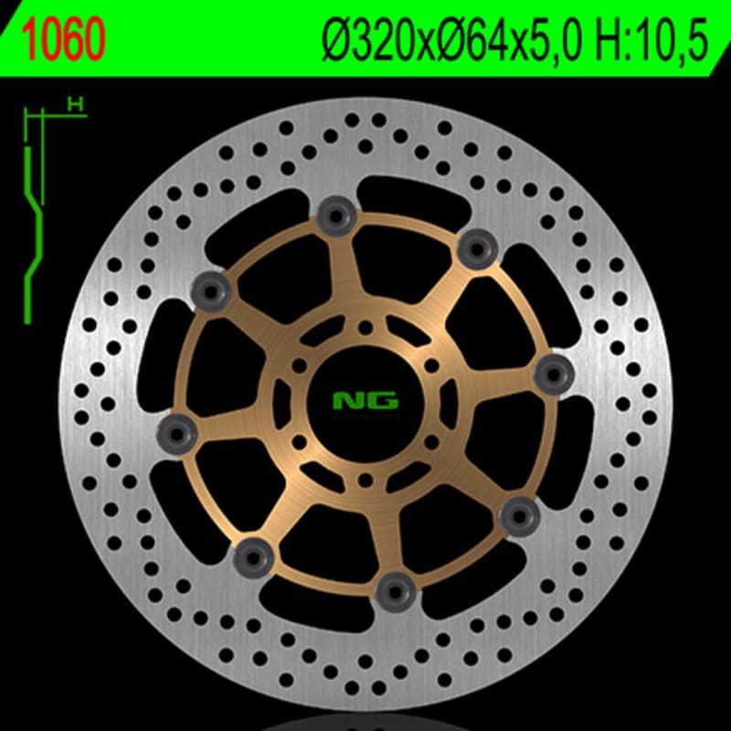 Ng Brake Disc Ng Brakes Round Floating Remschijf