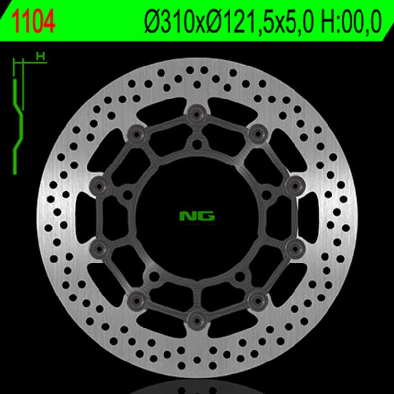 Ng Brake Disc Ng Brakes Round Floating Remschijf