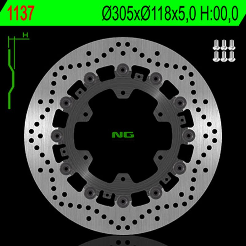 Ng Brake Disc Ng Brakes Round Floating Remschijf