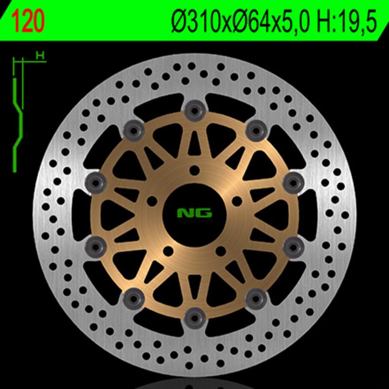 Ng Brake Disc Ng Brakes Round Floating Remschijf