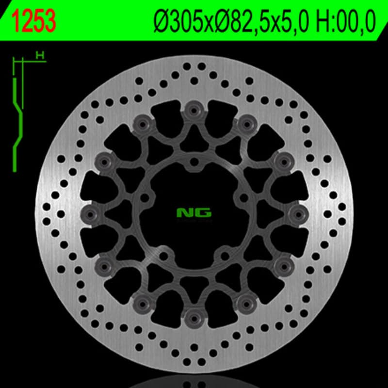 Ng Brake Disc Ng Brakes Round Floating Remschijf