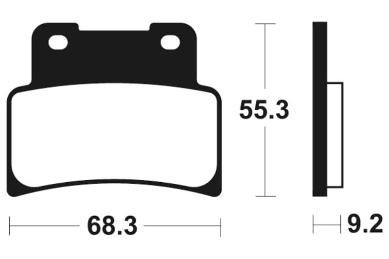 Tecnium Street Organic Brake Pads - Ma344
