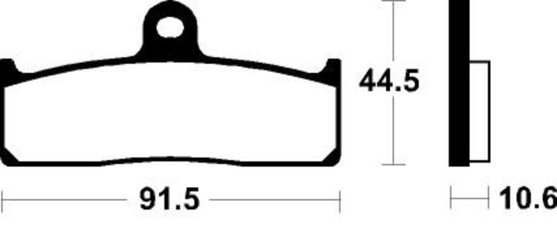 Tecnium Professional Racing Sintered Metal Brake Pads - Msr365
