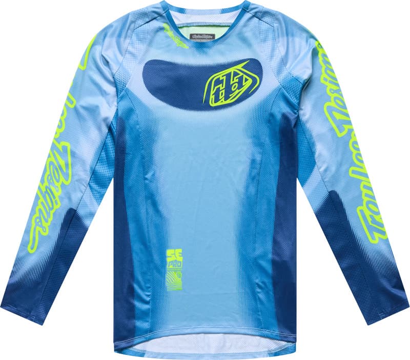 Troy Lee Designs Se Pro Jeugd Shirt Illusion - Slate/Fluogeel