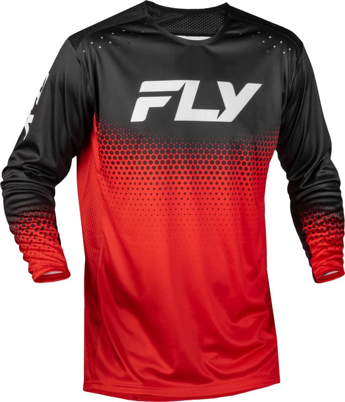 Fly Racing Rayce Sonar Bicycle Jeugd Shirt - Rood/Zwart/Wit