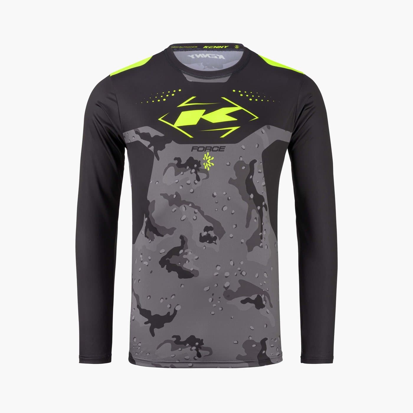 Kenny Force Shirt Camouflage Neongeel