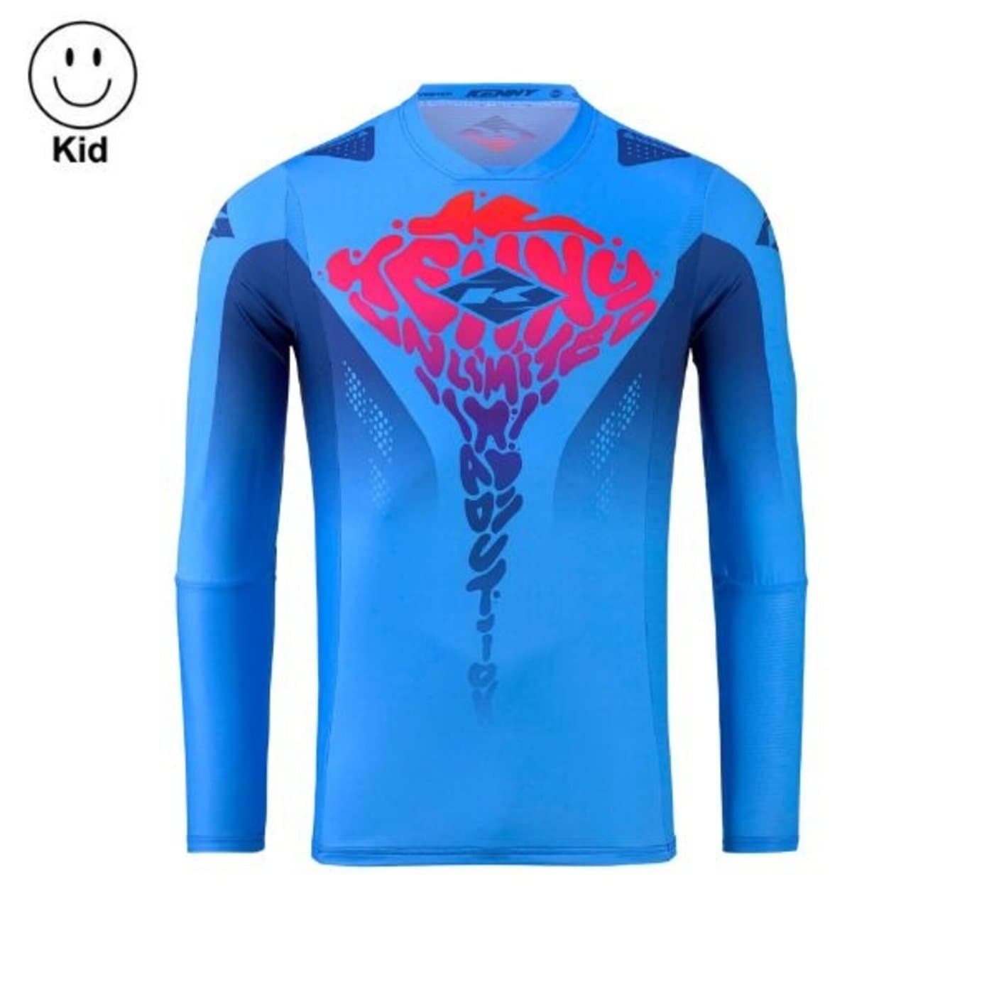 Kenny Kid Performance Shirt Comics Blauw