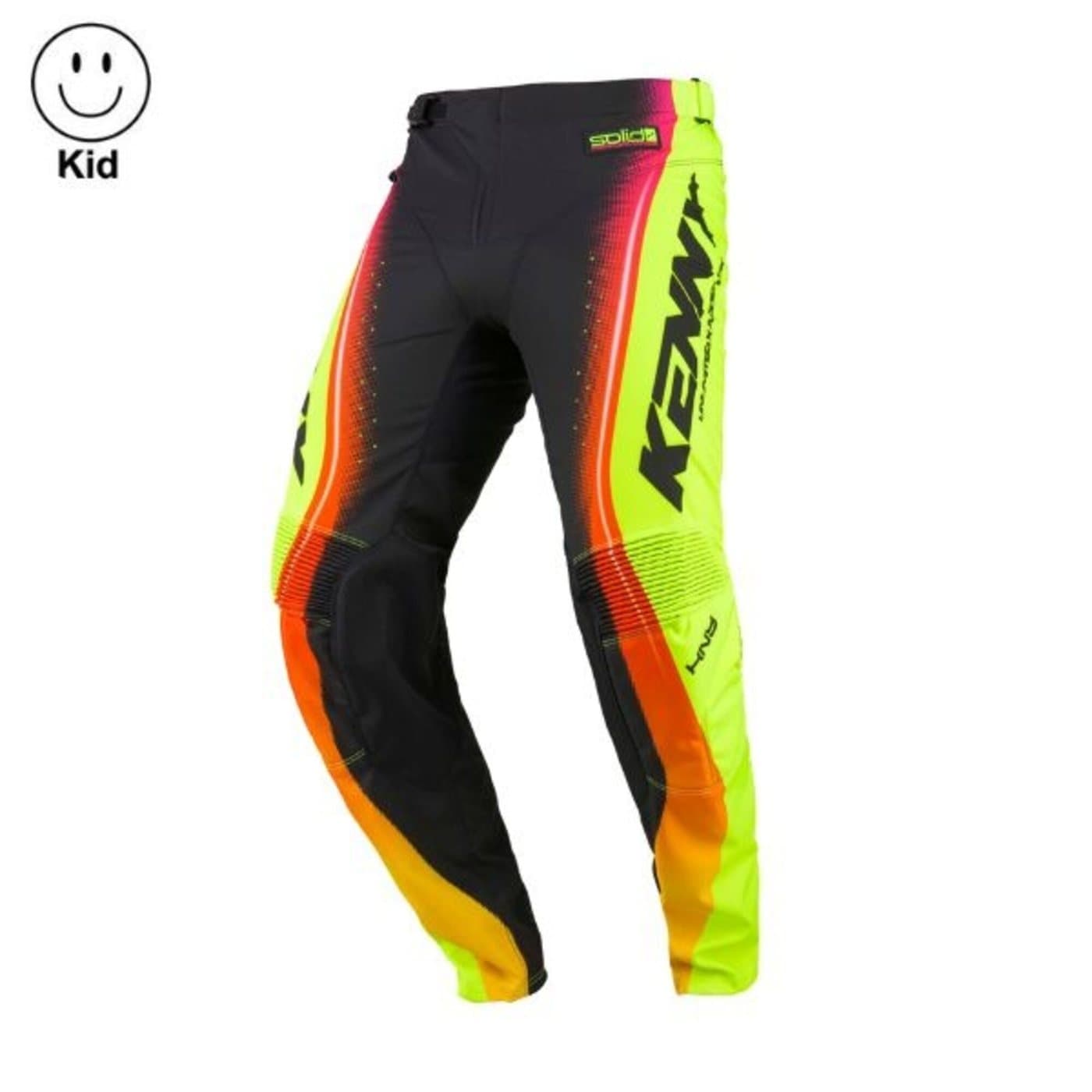 Kenny Kid Performance Broek Solid Neongeel