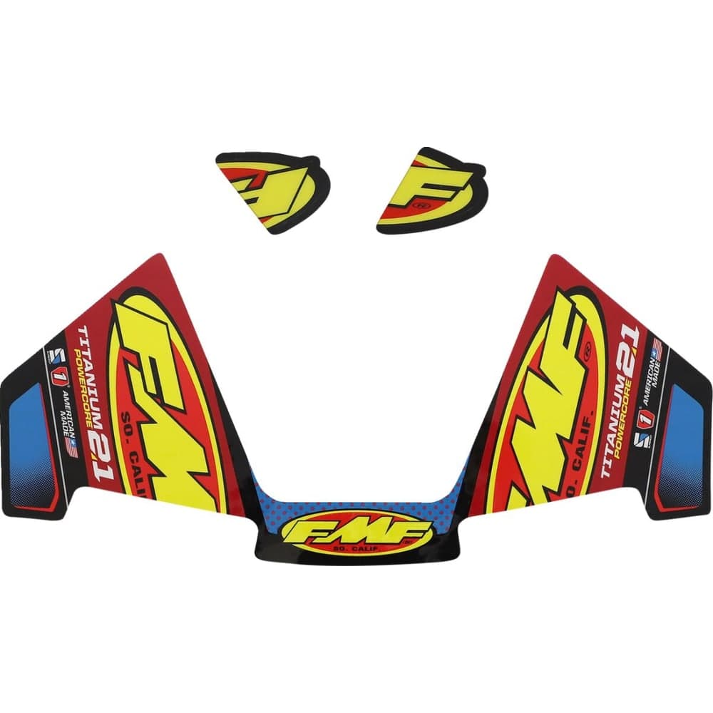 FMF Decal Pc2.1 Titanium(3pc)
