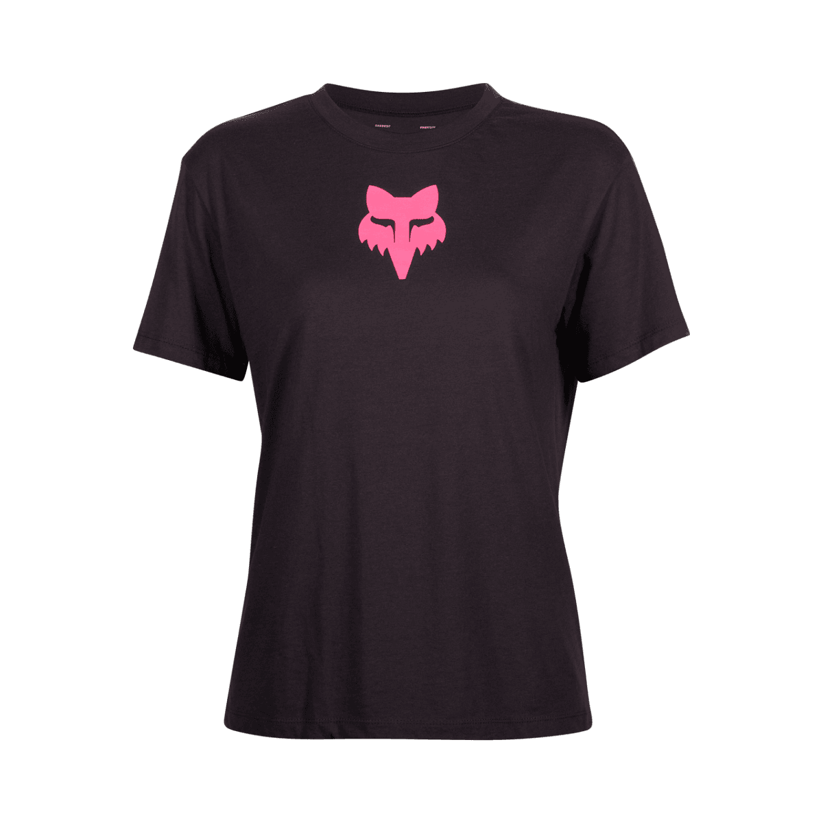 Fox W Fox Head Ss Tee Zwart/Roze