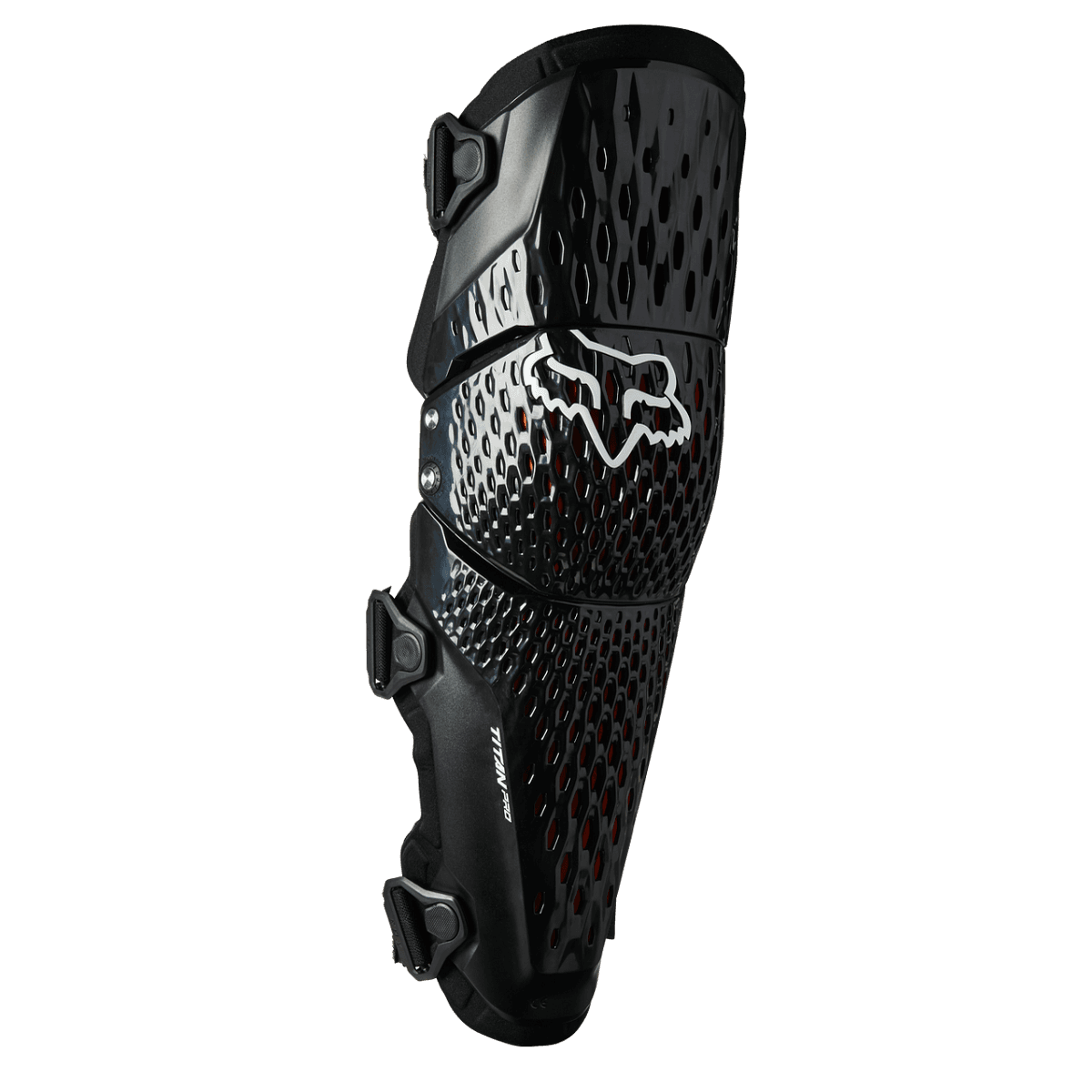 Fox Titan Pro D3o Kniebeschermers Xxl, Ce Zwart