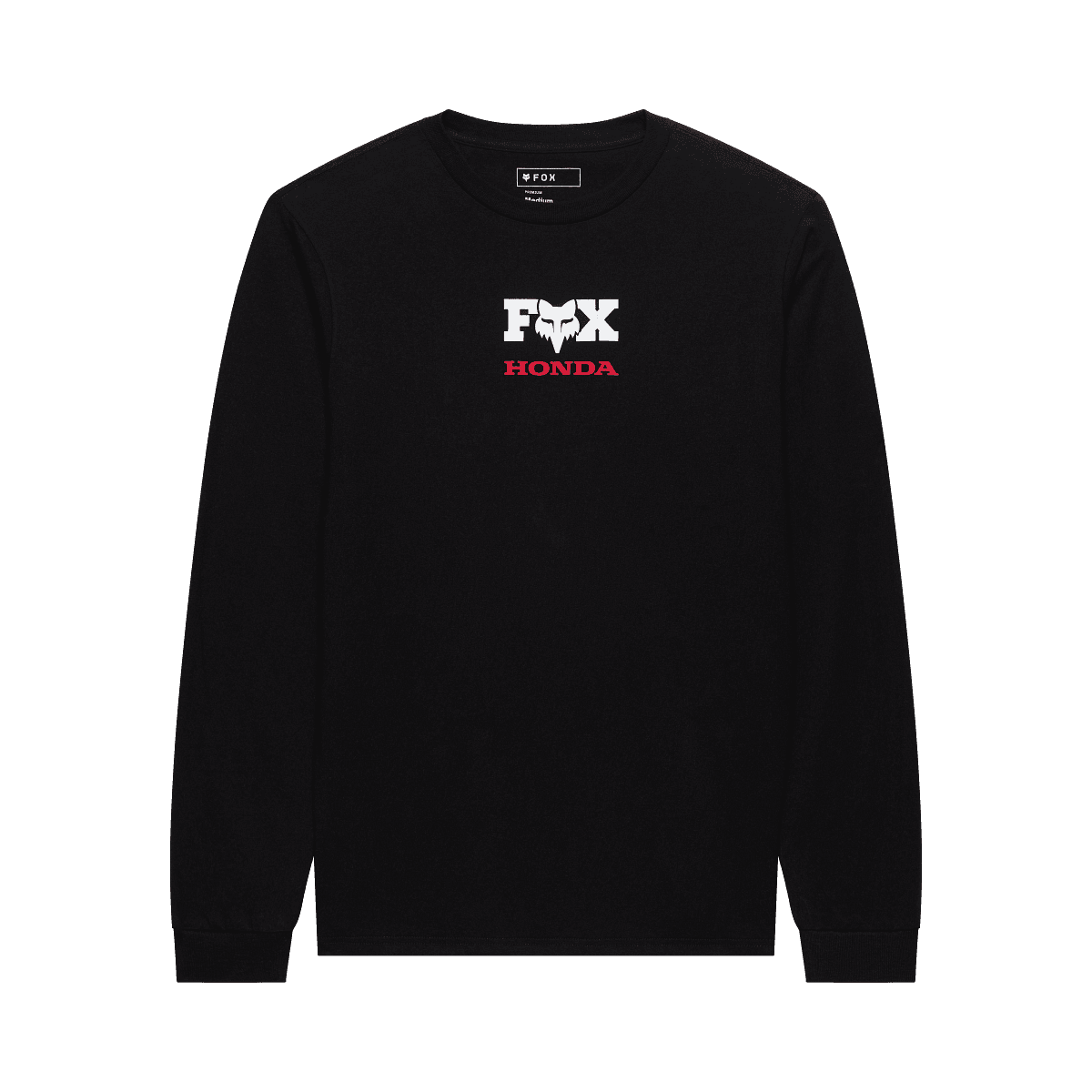 Fox Honda 195 Original Ls Tee Zwart
