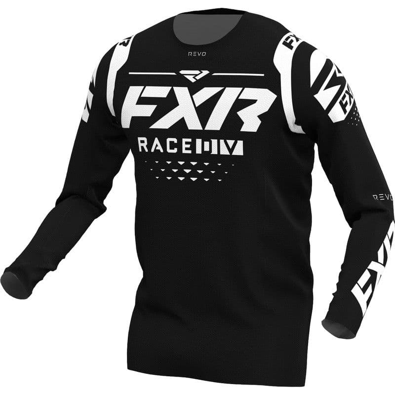 FXR Revo MX Shirt Zwart/Wit