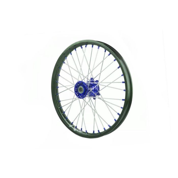 Kite Wheel Assembly Sport MX-Enduro Front Aluminium 1.60" X 21" Blue