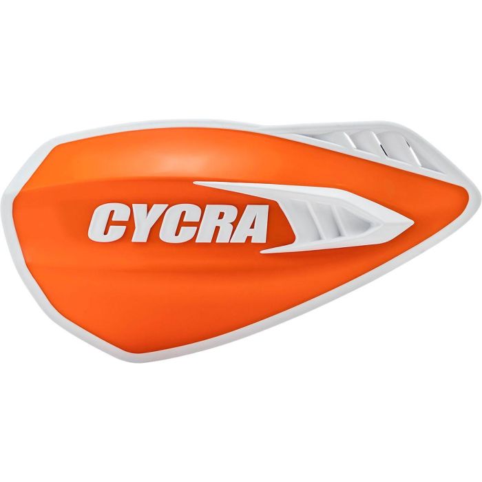 CYCRA CYCLONE HANDGUARDS ORANGE/WHITE