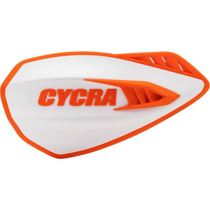 CYCRA CYCLONE HANDGUARDS WHITE/ORANGE