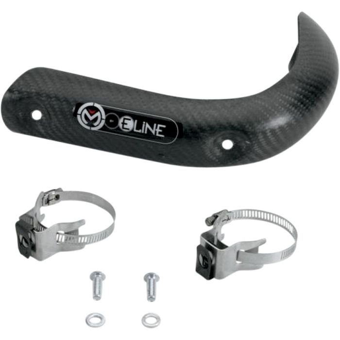 CARBON FIBER PIPE GUARD FOR 4-STROKE PRO CIRCUIT EXHAUST
