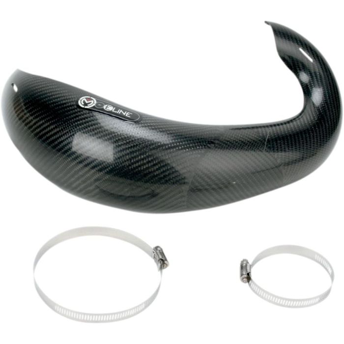 CARBON FIBER PIPE GUARD FOR 2-STROKE FMF EXHAUST