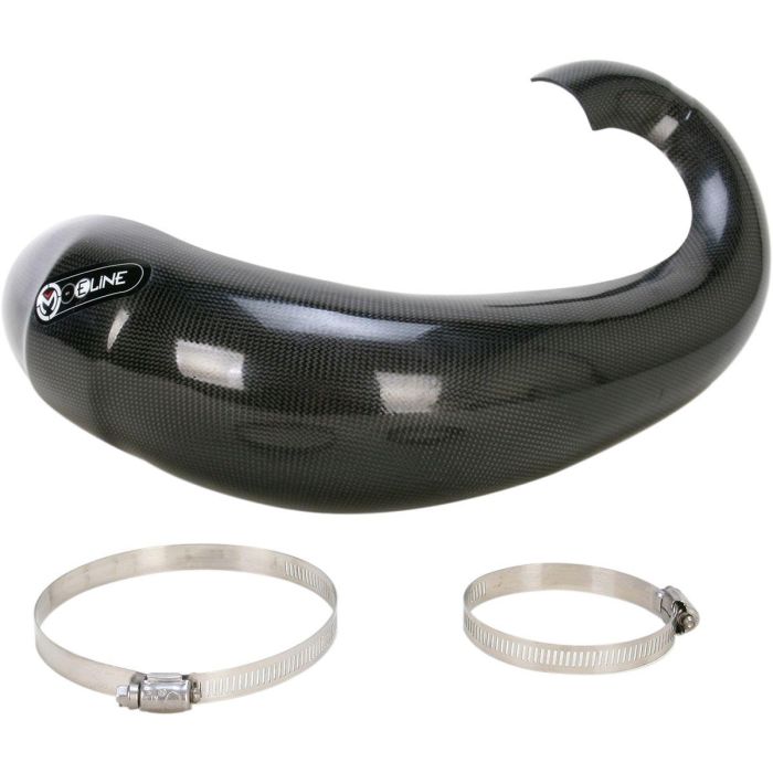 CARBON FIBER PIPE GUARD FOR 2-STROKE PRO CIRCUIT EXHAUST