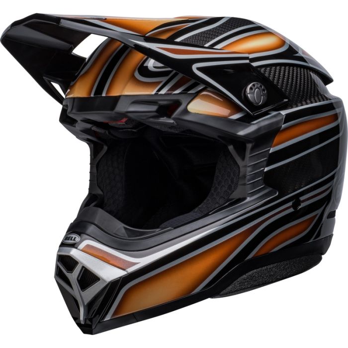 Bell Moto-10 Spherical Helmet Webb Marmont - Black/Copper | Gear2win