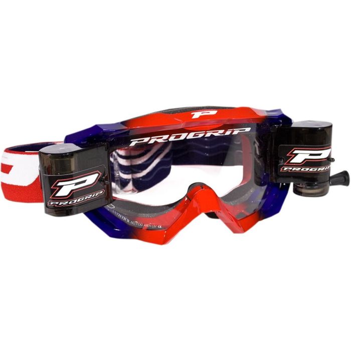 Progrip Goggles Venom Roll-Off Red Blue