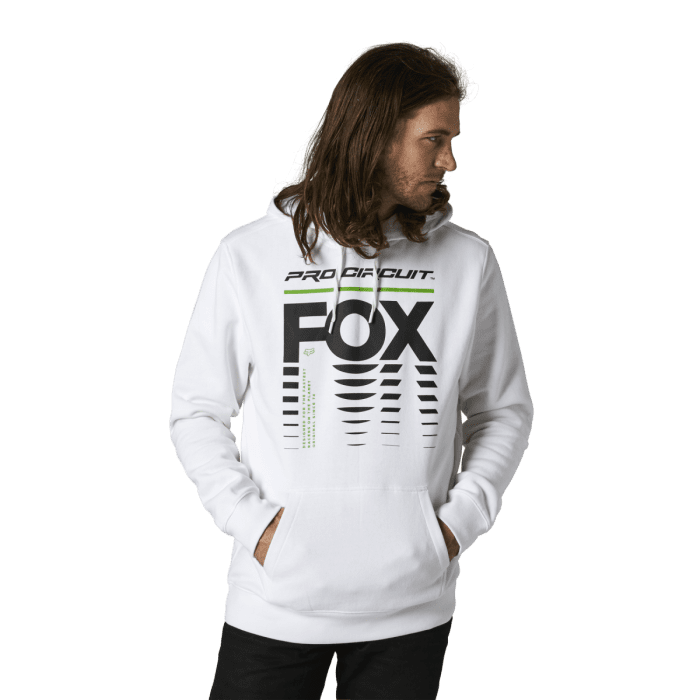 Fox Pro Circuit Pullover Fleece White