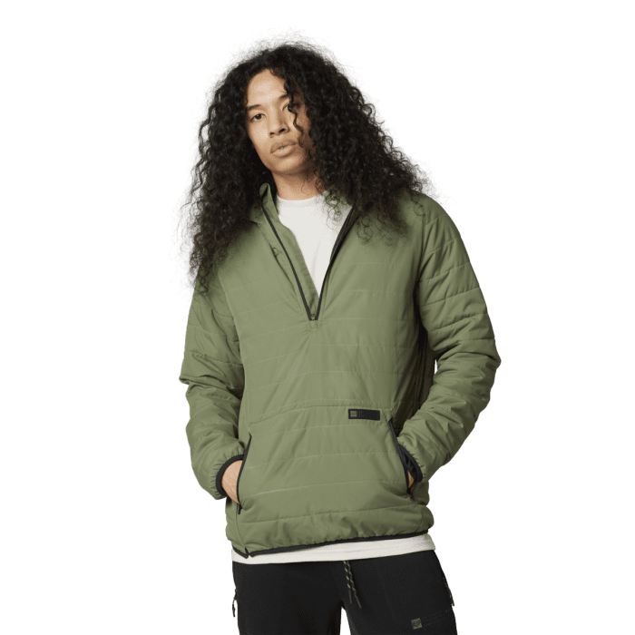 Fox Howell Hooded Puffy Anorak | Army
