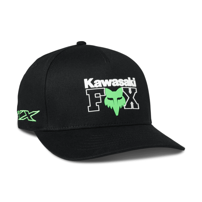 Fox X Kawi Flexfit Hat | Black