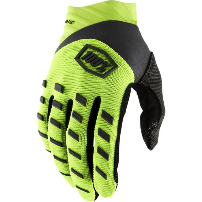 100% glove airmatic fluo yellow/black