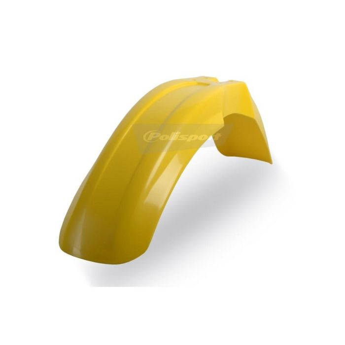 POLISPORT FRONT FENDER RM125/250 89-00 DRILLED YELLOW