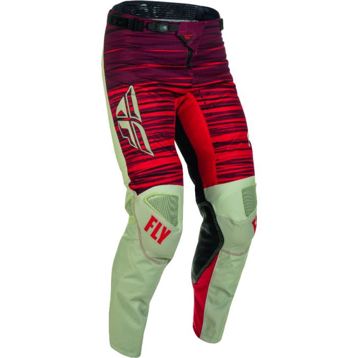 Fly Mx-Pant Kinetic Wave Light Grey-Red