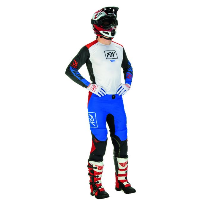 Fly Mx- Lite Red-White-Blue Gear Combo