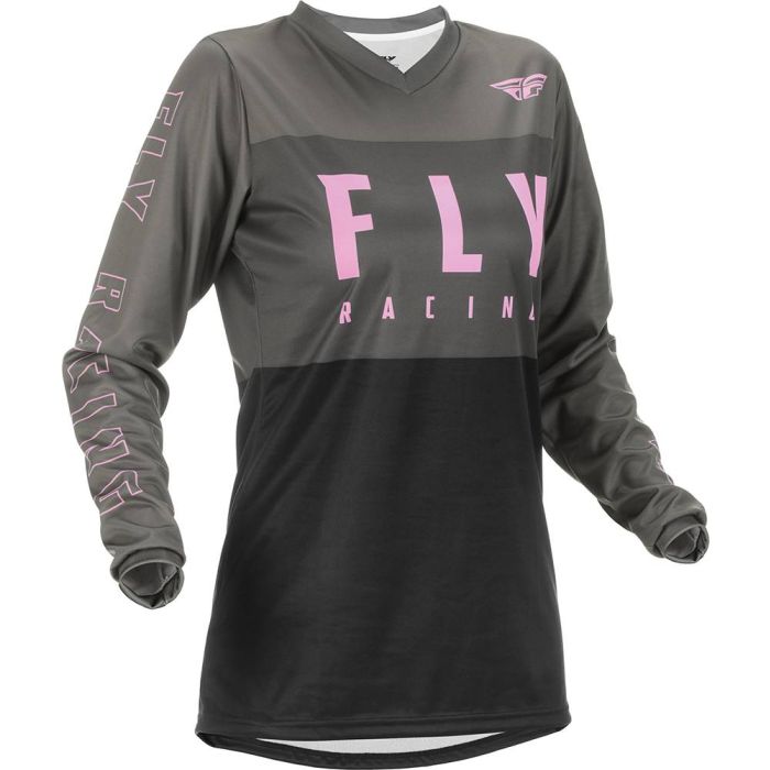 Fly Mx-Jersey F-16 Women Grey-Black-Pink | Gear2win