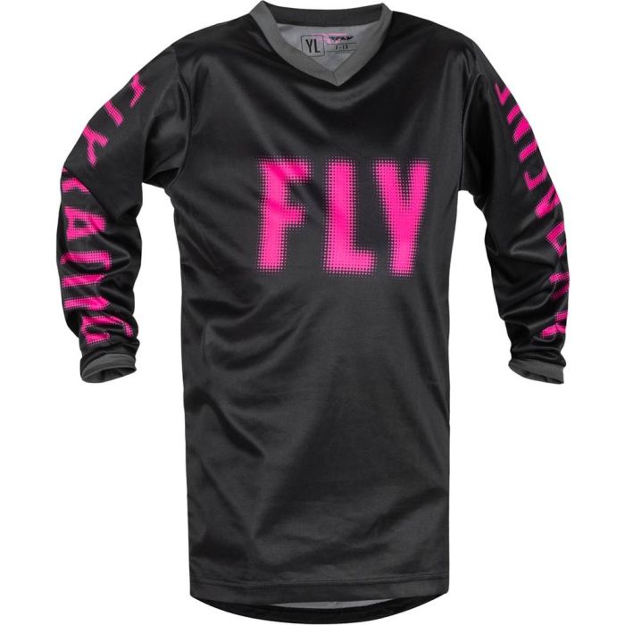 Fly Mx-Jersey F-16 Youth Black/Pink | Gear2win