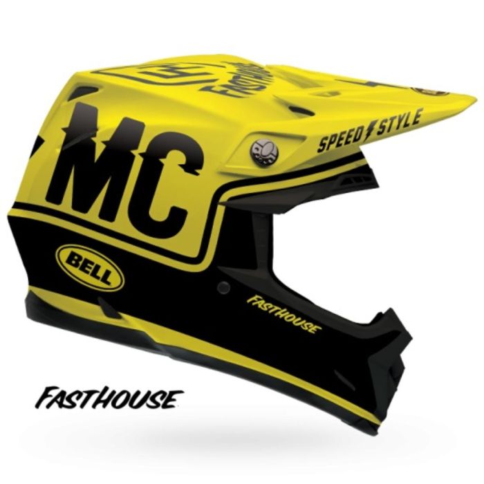 BELL Moto-9 Visor Fasthouse Black/Flo Yellow | Gear2win