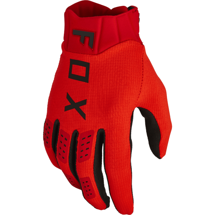 Fox Flexair Glove Fluorescent Red