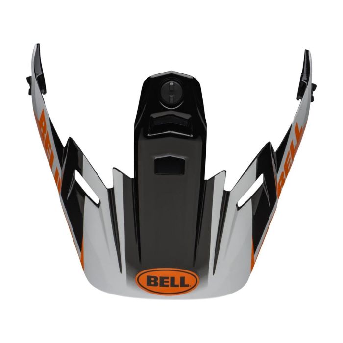 BELL MX-9 Adventure Visor Dash Black/White/Orange | Gear2win