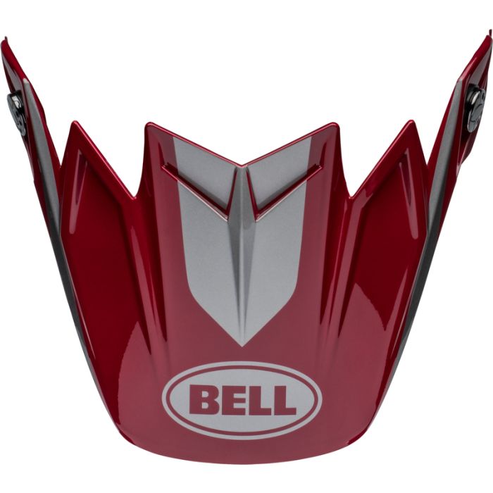 BELL Moto-9S Flex Peak - Ferrandis M√©chant Gloss Red/Silver | Gear2win