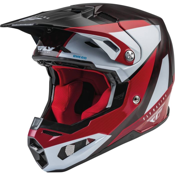 Fly Helmet Formula Crb Prime Red-White-Carbon | Gear2win