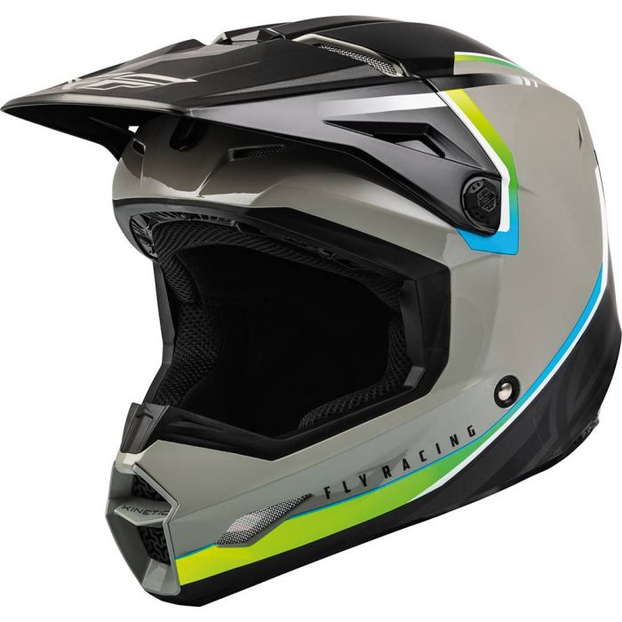 Fly Helmet Youth Ece Kinetic Vision Grey-Black | Gear2win