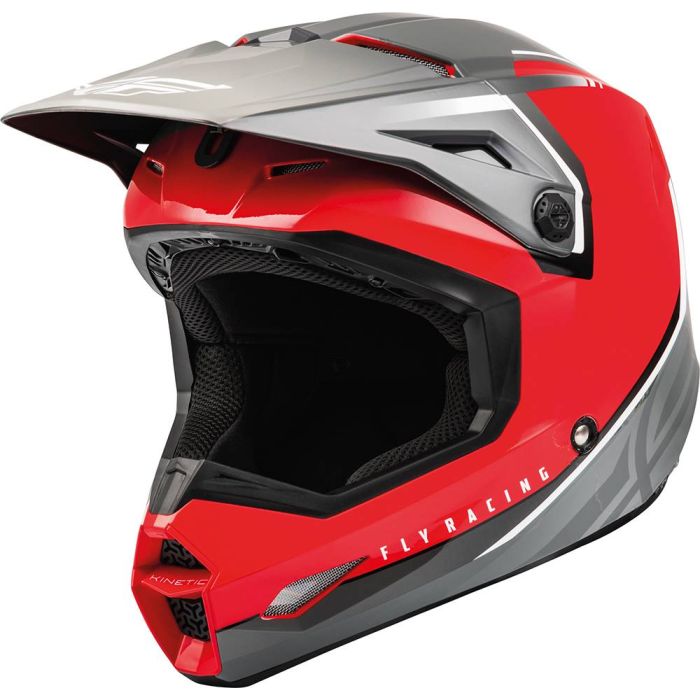 Fly Helmet Youth Ece Kinetic Vision Red-Grey | Gear2win