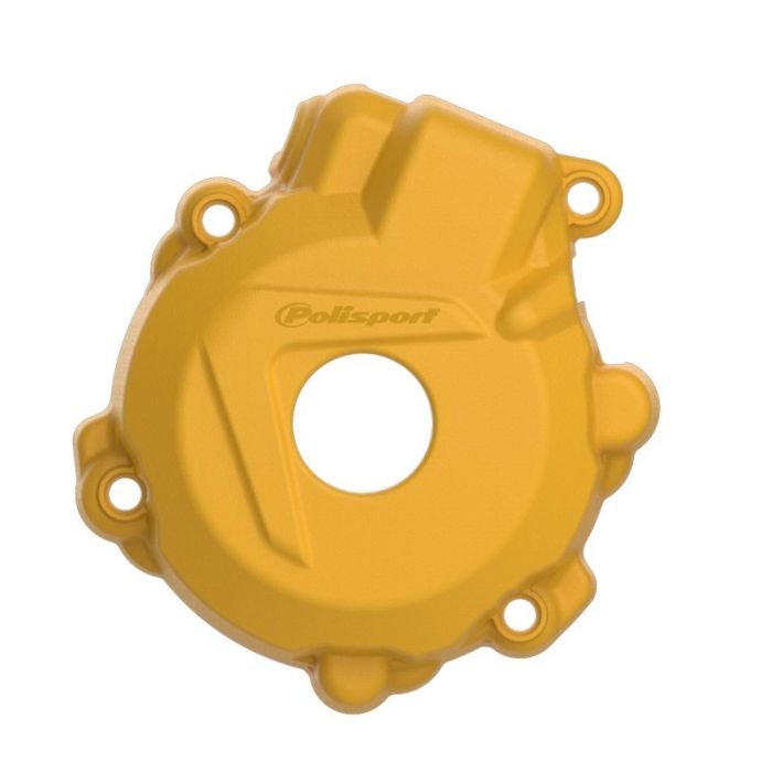 POLISPORT IGNITION CLUTCH COVER PROTECTOR FE250/350 14-16 - HVA YELLOW