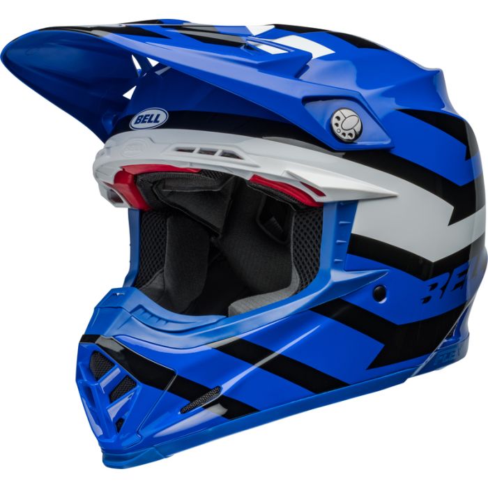 Bell Moto-9S Flex Helmet Banshee Gloss Blue/White | Gear2win