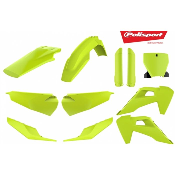 Polisport "Limited" Plastic kit Husqvarna TC/FC 19- -FLUO YELLOW