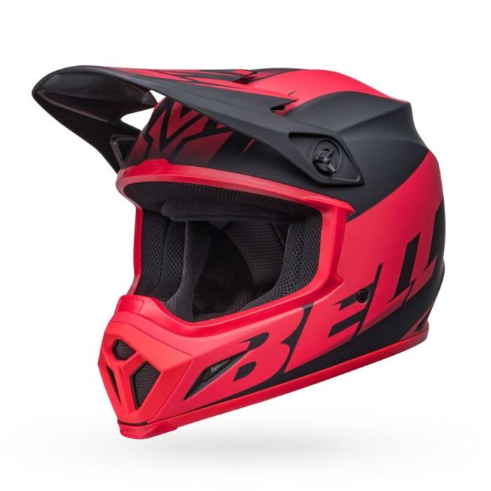 BELL Mx-9 Mips Helmet - Disrupt Matte Black/Red