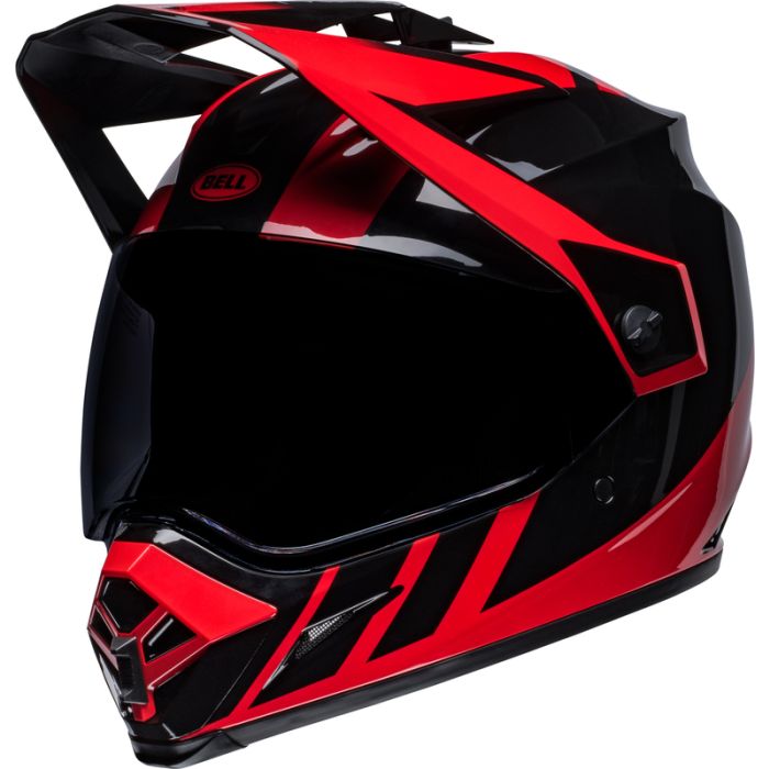 BELL Mx-9 Adventure Mips Helmet - Dash Gloss Black/Red | Gear2win